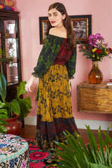 Carolina K Alexa Dress Multi Roses