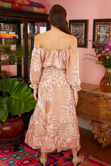 Carolina K Alexa Dress Champagne Jungle