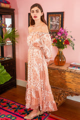 Carolina K Alexa Dress Champagne Jungle