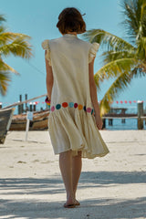 Carolina K Anna Dress Cream Chakras