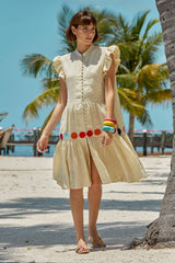 Carolina K Anna Dress Cream Chakras