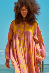 Carolina K Betka Dress Sunset Yellow