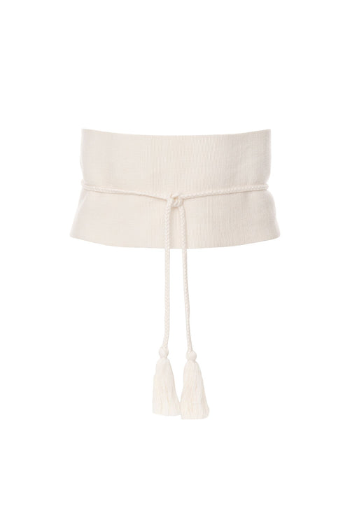 Carolina K Carmen Belt Cream One Size