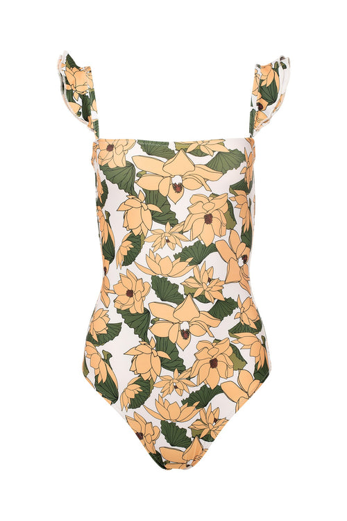 Carolina K Kuna One Piece Lotus Flower Yellow