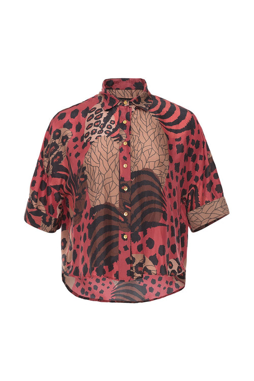 Carolina K Crop Blouse Haute Jungle