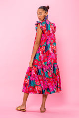 Carolina K Barbarella Dress in Magic Garden