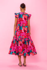 Carolina K Barbarella Dress in Magic Garden