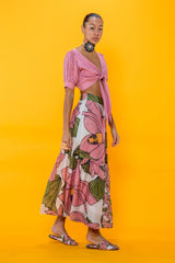 Carolina K Barbarella Skirt Lotus Flower Pink
