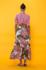 Carolina K Barbarella Skirt Lotus Flower Pink