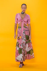Carolina K Barbarella Skirt Lotus Flower Pink