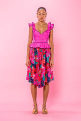 Carolina K Circle Skirt in Magic Garden