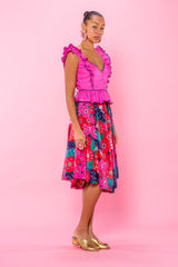 Carolina K Circle Skirt in Magic Garden