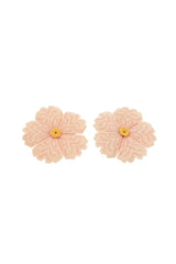 Carolina K Huichol Earrings in Cream