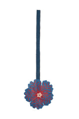 Carolina K Huichol Headband in Blue