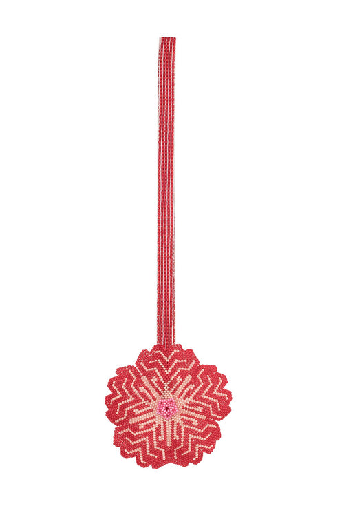 Carolina K Huichol Headband in Red