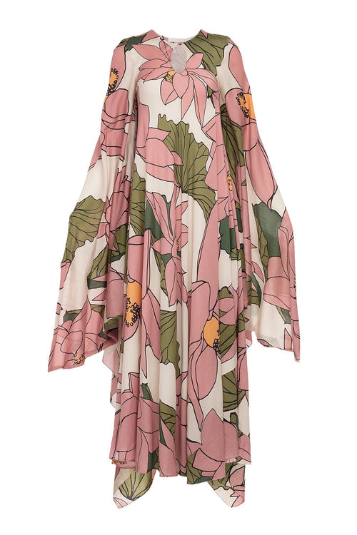 Carolina K Joni Kaftan Lotus Flower Pink