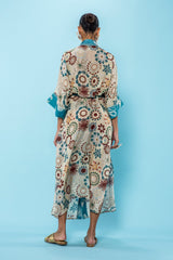 Carolina K Lexi Kimono in Flower Power