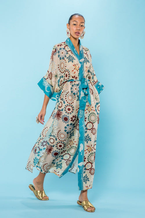 Carolina K Lexi Kimono in Flower Power