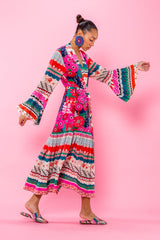 Carolina K Nico Robe in Magic Garden