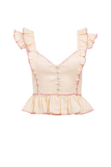 Carolina K Peasant Top Off White