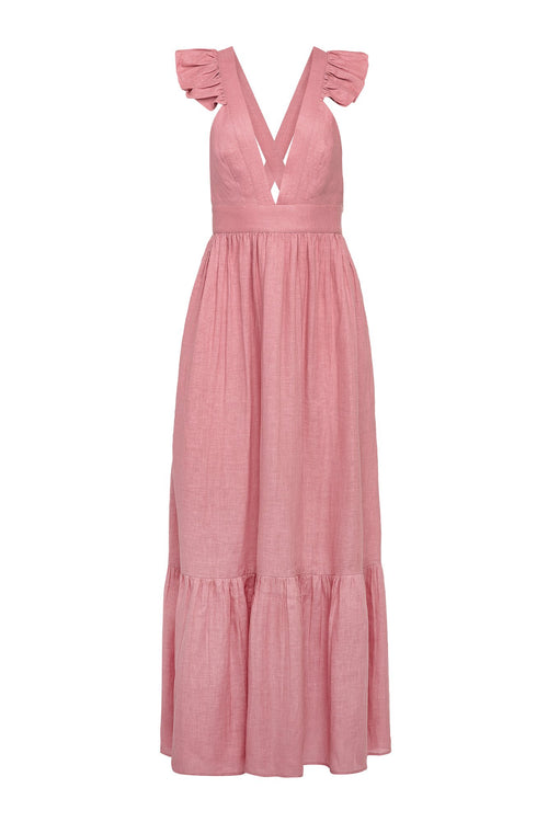 Carolina K Penelope Dress in Rose