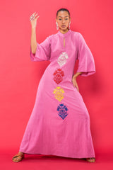Carolina K Saturday Kaftan in Rose Pink