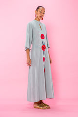 Carolina K Saturday Kaftan in Sky Gray
