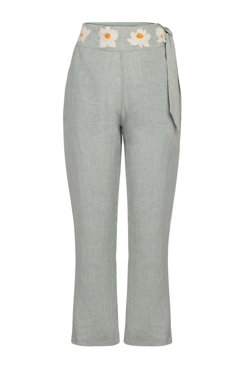 Carolina K Straight Pants in Sky Gray