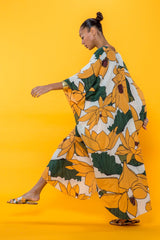 Carolina K Xim Kaftan in Lotus Flower Yellow