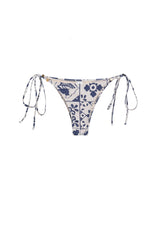 Carolina K Gabriela Bikini Bottom in Terracotta Tile Blue