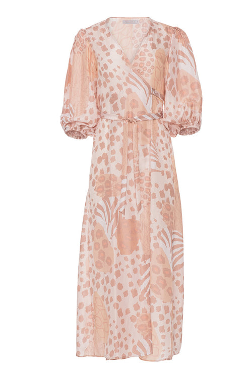 Carolina K Donna Robe Champagne Jungle