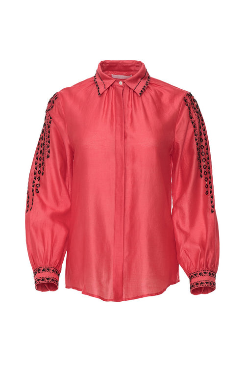 Carolina K Eden Blouse Red