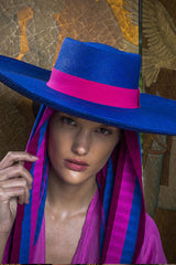Carolina K Cielo Hat Blue/Pink
