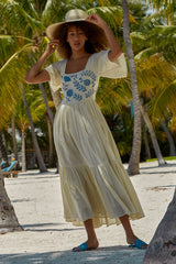 Carolina K Juvia Dress in Cream