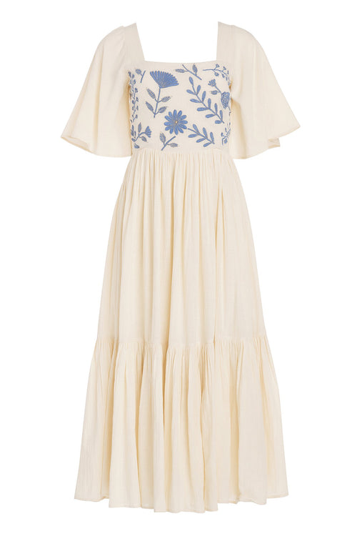 Carolina K Juvia Dress in Cream