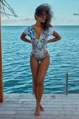 Carolina K Liset One Piece Sacred Garden Blue