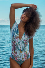 Carolina K Liset One Piece Sacred Garden Blue