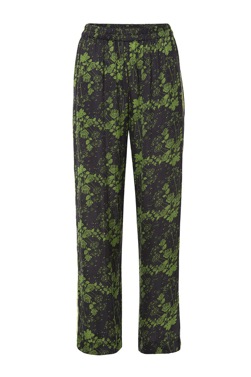 Carolina K Lou Pants Green Roses