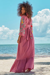 Carolina K Maribel Dress in Wild Rose Peonies