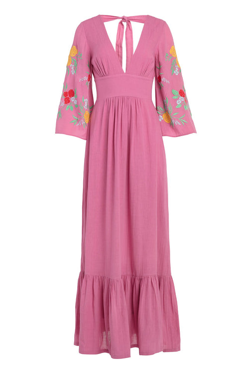 Carolina K Maribel Dress in Wild Rose Peonies