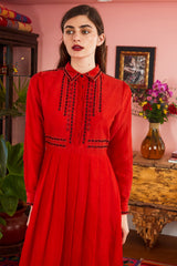 Carolina K Monica Dress Red