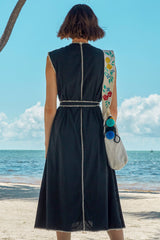 Carolina K Oaxaca Sleeveless Dress in Black