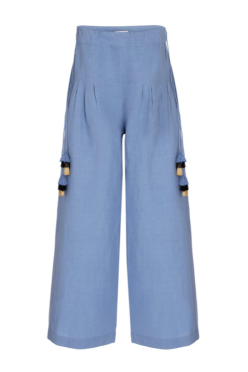 Carolina K Palazzo Pants in Allure Blue