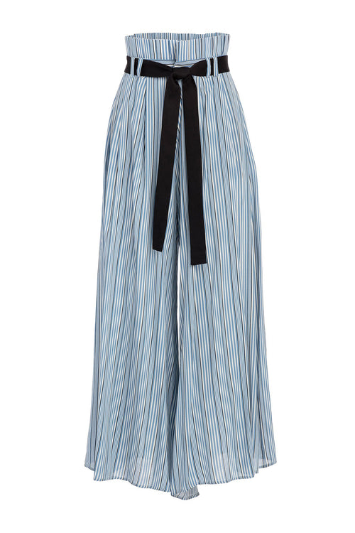 Carolina K Wesley Pant in Allure Blue Stripes