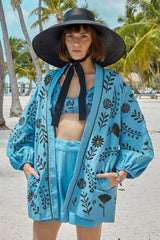 Carolina K Ori Shorts in Allure Blue