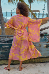 Carolina K Samantha Kimono in Sunset Yellow