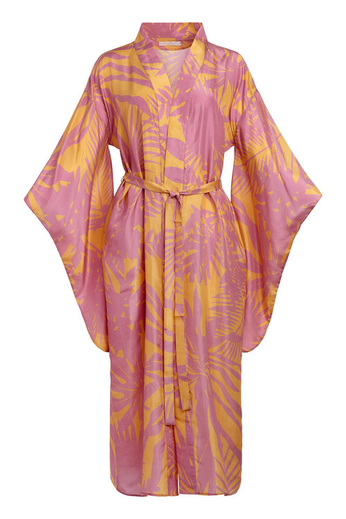 Carolina K Samantha Kimono in Sunset Yellow