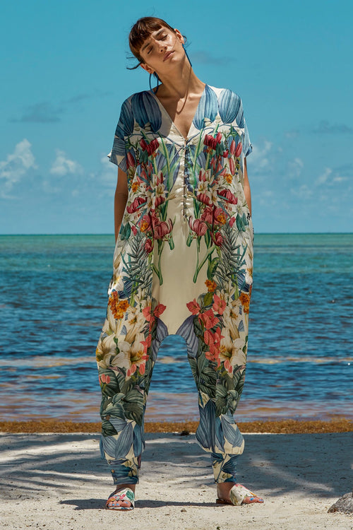 Carolina K Sera Jumpsuit in Sacred Garden 