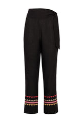 Carolina K Straight Pant Black Triangles