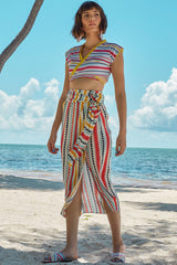 Carolina K Wanda Skirt in Multi Triangles